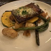 Tofu steak, roasted potatoes and veggies  at Revolution Winery and Kitchen in Sacramento