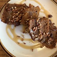 Pumpkin coffee cake   at Revolution Winery and Kitchen in Sacramento