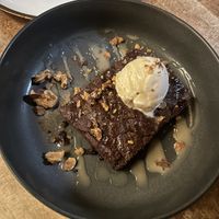 Brownie sundae - rich and decadent!   at Revolution Winery and Kitchen in Sacramento