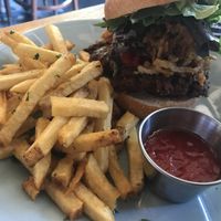 Impossible burger  at Revolution Winery and Kitchen in Sacramento