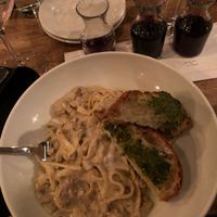 Vegan impossible stroganoff at Revolution Winery and Kitchen in Sacramento