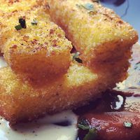 Brunch: Polenta “fries” with dipping sauce at Revolution Winery and Kitchen in Sacramento