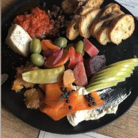 Actual good vegan cheeses! at Revolution Winery and Kitchen in Sacramento