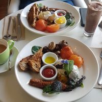 Vegan big brekkie at The Lotus-Heart Restaurant in Christchurch