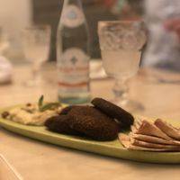Falafel whit Houmous at Zaitun in Cartagena
