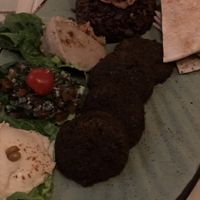Falafel plate  at Zaitun in Cartagena