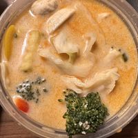 Tom Kha (coconut) soup with vegetables  at Thailand Restaurant in Columbia
