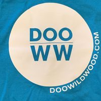 A new shirt with Wildwood’s logo that we bought!  at Downtown Farmers Market in Wildwood