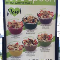 Smoothie bowls at I Love Juice Bar - Park Lane in Dallas
