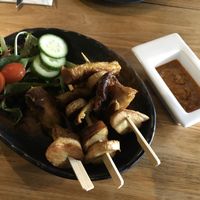 Satay skewers  at The Origin Tales in Brunswick East