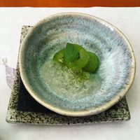 My lunch set ? dessert ?  at Asai Togei in Osaka