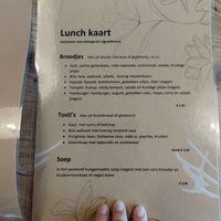 Lunch kaart at Kringloop Twello in Twello