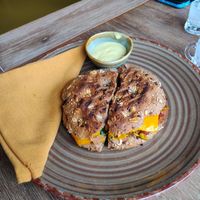 Spinach toast at Kringloop Twello in Twello