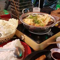 Medium sized hotpot at Com Chay Cuong in Can Tho