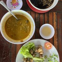 one of the few unfinished meals in 3 years living in Vietnam. Too sweet/unhealthy.   at Com Chay Cuong in Can Tho