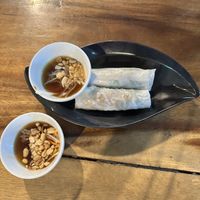 Summer rolls  at Com Chay Cuong in Can Tho