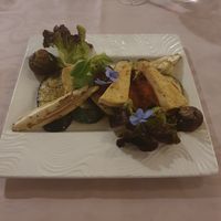 Grilled eggplant with tofu at Goya in Funchal