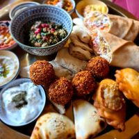 Vegetarische Platte at Café Damascus in Zofingen