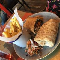 Wrap & fries  at Lounges - Castello Lounge in Wellingborough