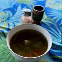 Soup of the dayy  at Freedom Fighters Ital Shack in Philipsburg
