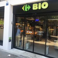 Front  at Carrefour Bio in Barcelona