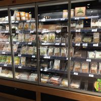 Fridge  at Carrefour Bio in Barcelona