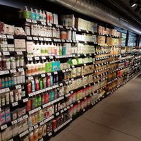 body and care products at Carrefour Bio in Barcelona