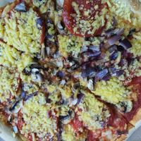 Pizza Maria vegan at Cesar's Pizzeria in Bad Nauheim