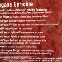 Menue at Cesar's Pizzeria in Bad Nauheim