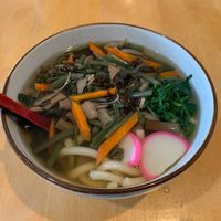 Sansai Don. Rice bowl with Japanese mountain vegetable and cooked egg. Tastes good!  at Ozeki Noodle in Oxnard