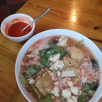 "Bun" Vegan noodle Soup at Com Pho Chay Tu Bi in Hanoi