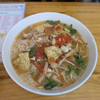Bun Rieu at Com Pho Chay Tu Bi in Hanoi