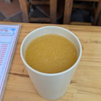 Orange Juice at Com Pho Chay Tu Bi in Hanoi