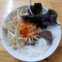 noodles "tu bi" style at Com Pho Chay Tu Bi in Hanoi