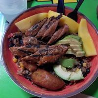 Vegan bowl with Beyond Sausage at Fish Tales in Ocean City