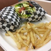 Greek Salad Wrap w/Fries  at Norma's Plant Based Cuisine in Altamonte Springs