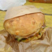 Sweet burger at Falafresh - Food Truck in Montreuil-sous-bois