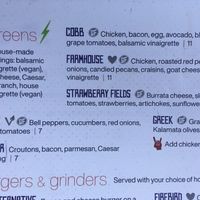 Vegan options listed on menu now! at Rock'n Dough Pizza in Jackson