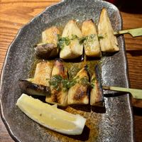King oyster mushroom & miso herb sauce (requested to be made vegan)  at Sticks N Sushi in Copenhagen