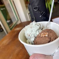 Mint and rocky road   at Green Cuisine Vegetarian Restaurant in Victoria