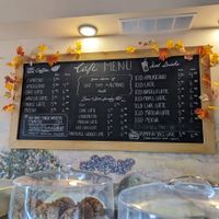 Café menu at Green Cuisine Vegetarian Restaurant in Victoria