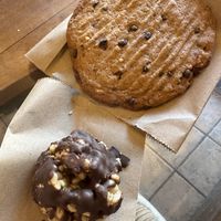 Obsessed with the vegan treats   at Green Cuisine Vegetarian Restaurant in Victoria