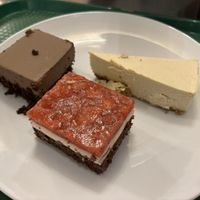 Sugar free Mousse cake, strawberry torte, cheesecake (the best!)  at Green Cuisine Vegetarian Restaurant in Victoria