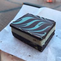 Mint not Nanaimo bar - a fave! at Green Cuisine Vegetarian Restaurant in Victoria