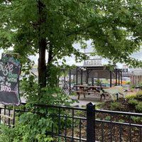 Patio seating  at Sage on Laurel in Brainerd