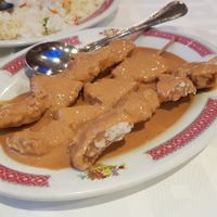 Pollo Saté vegano at Gran Mundo in Torremolinos