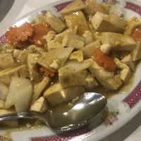 Tofu curry at Gran Mundo in Torremolinos