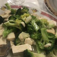 Tofu and broccoli at Gran Mundo in Torremolinos