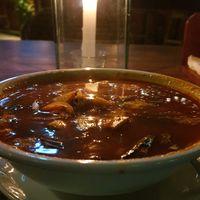 Spicy ramen soup at Bean Me Up in Goa