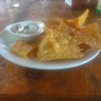 Tortilla with cheesy dip at Bean Me Up in Goa